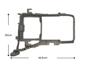 CF65, CF75, CF85, DAF, DF92, European Makes- HeadLamp Holder- LH Left Hand (Passengers Side) – CF65/CF75/CF85 (00-13), DF92-206-2, 1372801