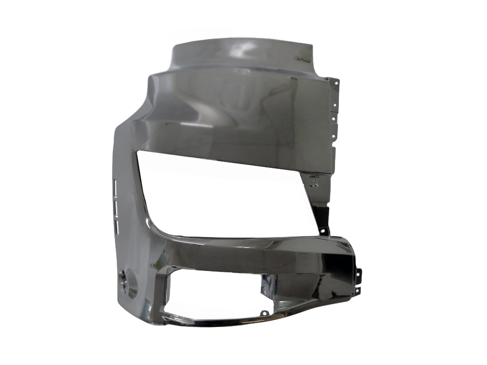 700 SERIES, FH, FR, FS, FY, HI701, HINO, Japanese Makes, SH, SS- Front Bumper Bar End- RH Right Hand (Drivers Side)– High Cab – Chrome – FH/SH/FR/FS/SS/FY (18-On), HI701-000-AC1