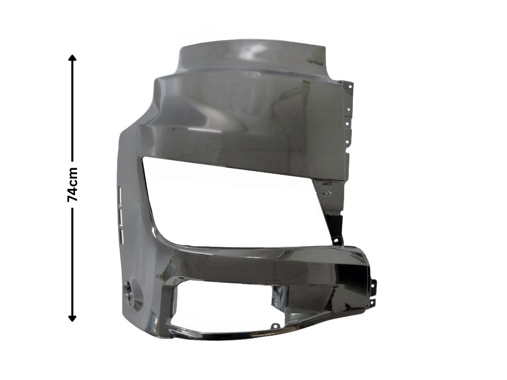 Front Bumper Bar End R/H - High Cab - Chrome - 700 Series (18-On) - Image 2