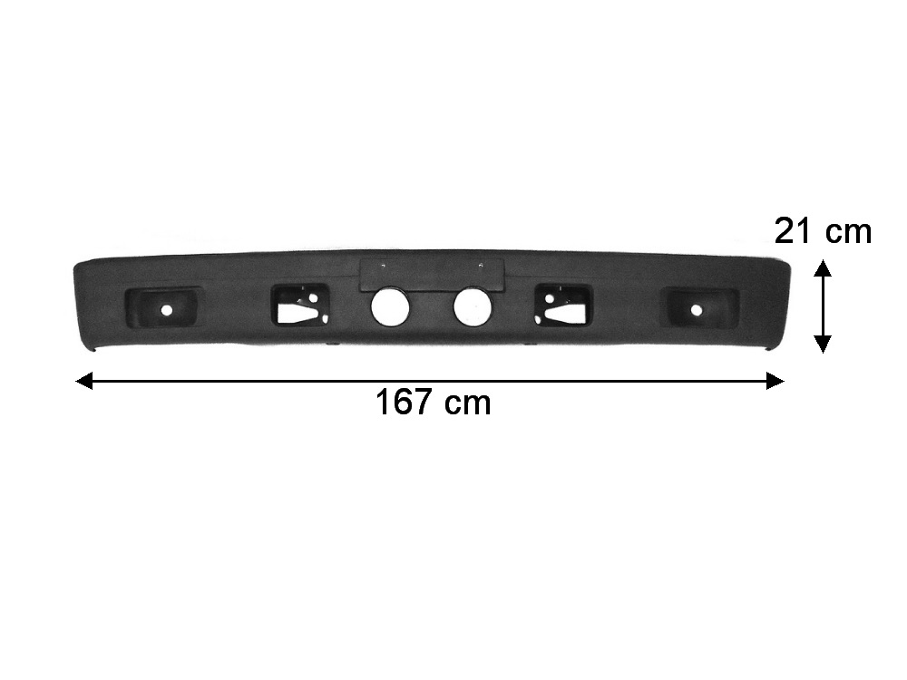 IS82, ISUZU, Japanese Makes, N SERIES, NKR- Front Bumper Bar – Narrow Cab – NKR – N Series (85-94), IS82-000-0