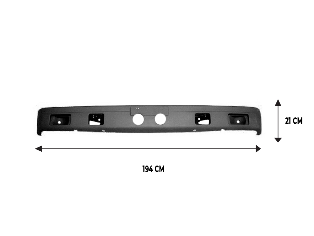 Isuzu N Series Front Bumper Bar - Wide Cab - NPR (1985-1994) - Image 2