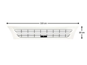 Isuzu N Series Grille - White - Wide Cab - NPR/NQR (1994-1999)