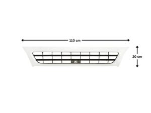 Isuzu N Series Grille - White - Wide Cab - NPR/NQR (2000-07/2005)