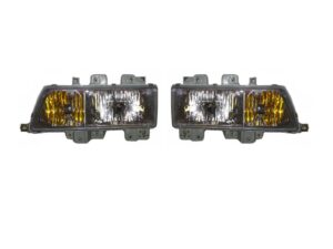 Isuzu N Series HeadLamp R/H = L/H - Sport - One Piece - Sold As A Pair - NKR/NPR/NPS/NQR (1994-07/2005)