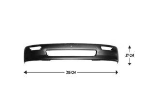 F SERIES, FVM, FVR, IS96, ISUZU, Japanese Makes- Front Bumper Bar – Suit Amber Flasher – FVR/FVM – F Series (96-04), IS96-000-A0, 1712108463 / 1712111654