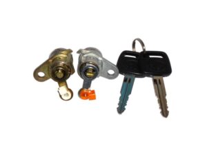 F SERIES, FRR, FSD, FSR, FSS 4X4, FTR, IS97, ISUZU, Japanese Makes- Door Lock Cylinder Kit- RH Right Hand (Drivers Side)=LH Left Hand (Passengers Side)– 2 Locks with 2 Keys – FR/FS/FT/FSS 4X4 – F Series (12/07-On), IS97-040K-0