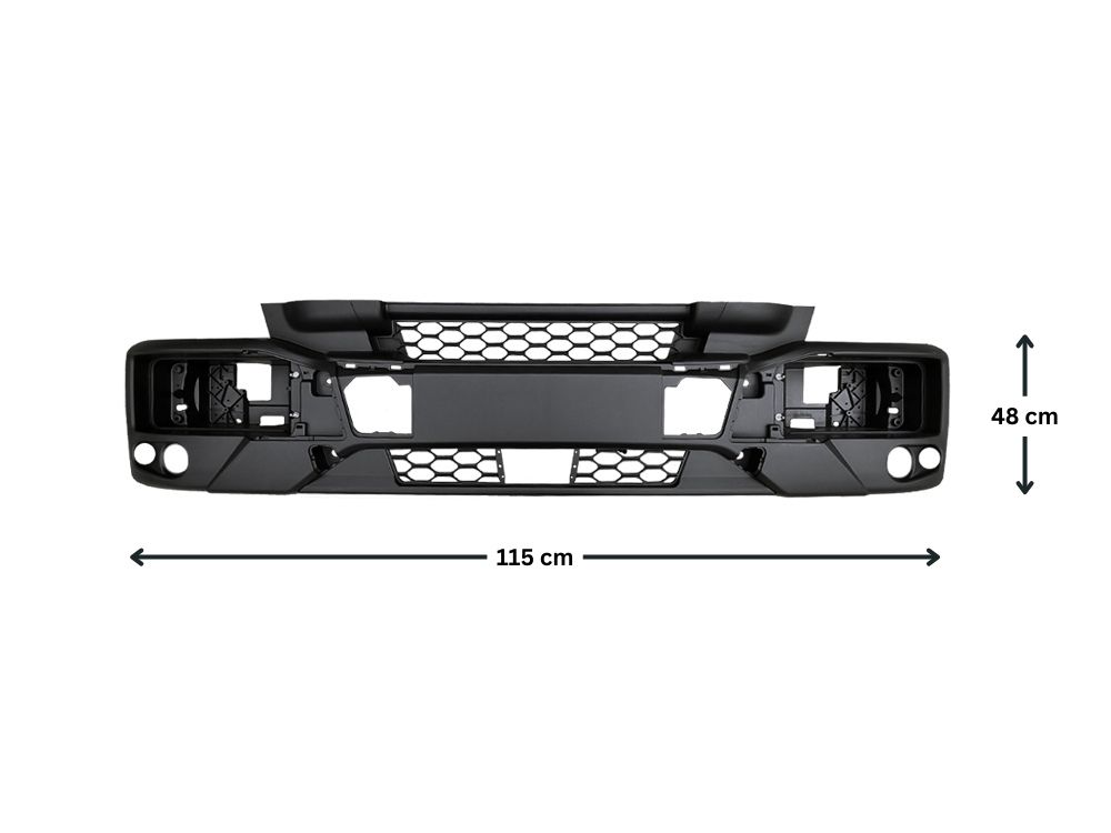 Front Bumper Bar - With Fog & Flasher Holes - Low Bar - Eurocargo (16-25) - Image 2