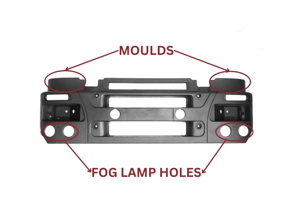 Iveco Stralis Front Bumper Bar - With Fog Lamp Holes & Moulds - AS (2004-2008) - Image 2