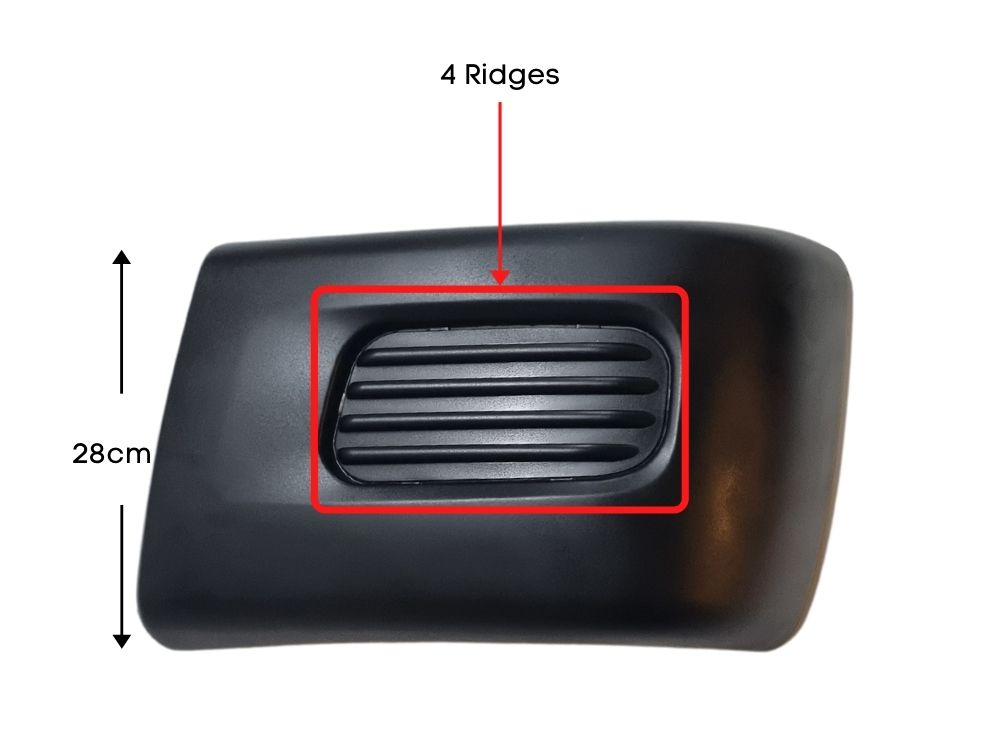 Mitsubishi/Fuso Canter Front Bumper Bar End L/H - Wide Cab - Without Fog Lamp Holes - FEB/FEC/FG (2011-2024) - Image 2