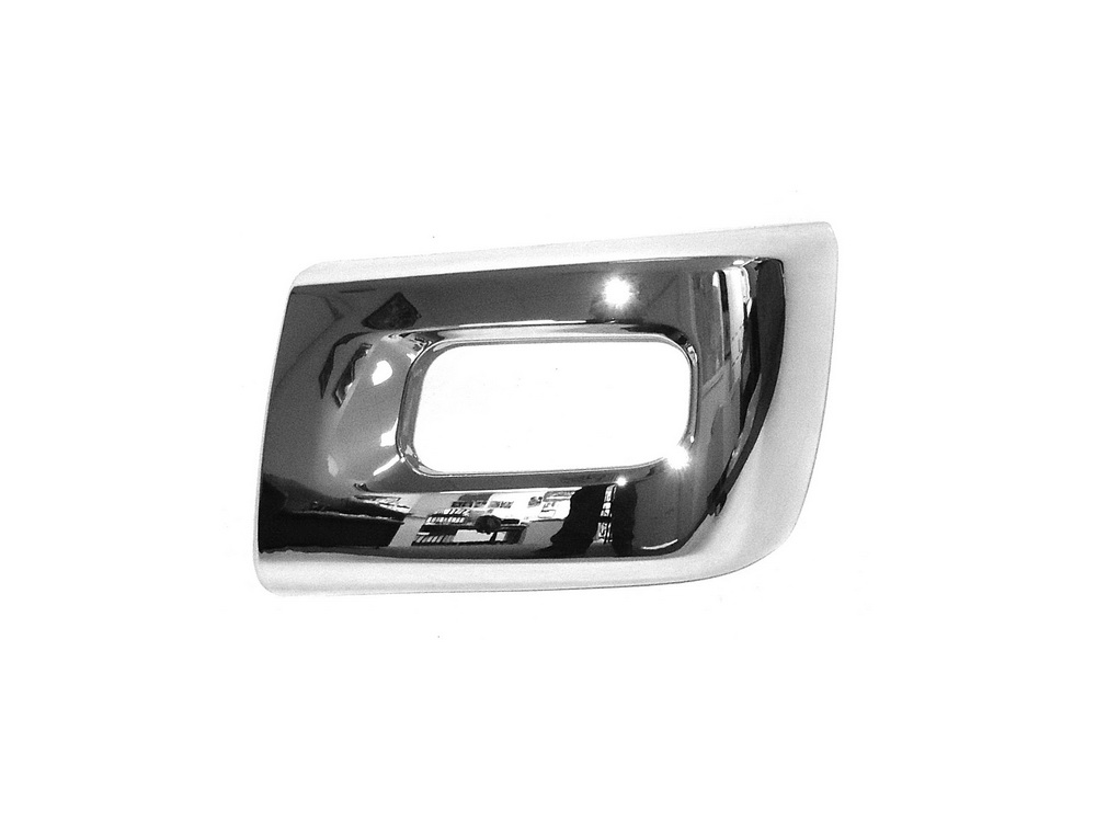 CANTER, FEB, FEC, FGB 4X4, Japanese Makes, MB85, MITSUBISHI- Front Bumper Bar End- LH Left Hand (Passengers Side)– Wide Cab – With Fog Lamp Holes – Chrome – FEB/FEC/FG (11-On), MB85-000-C2C