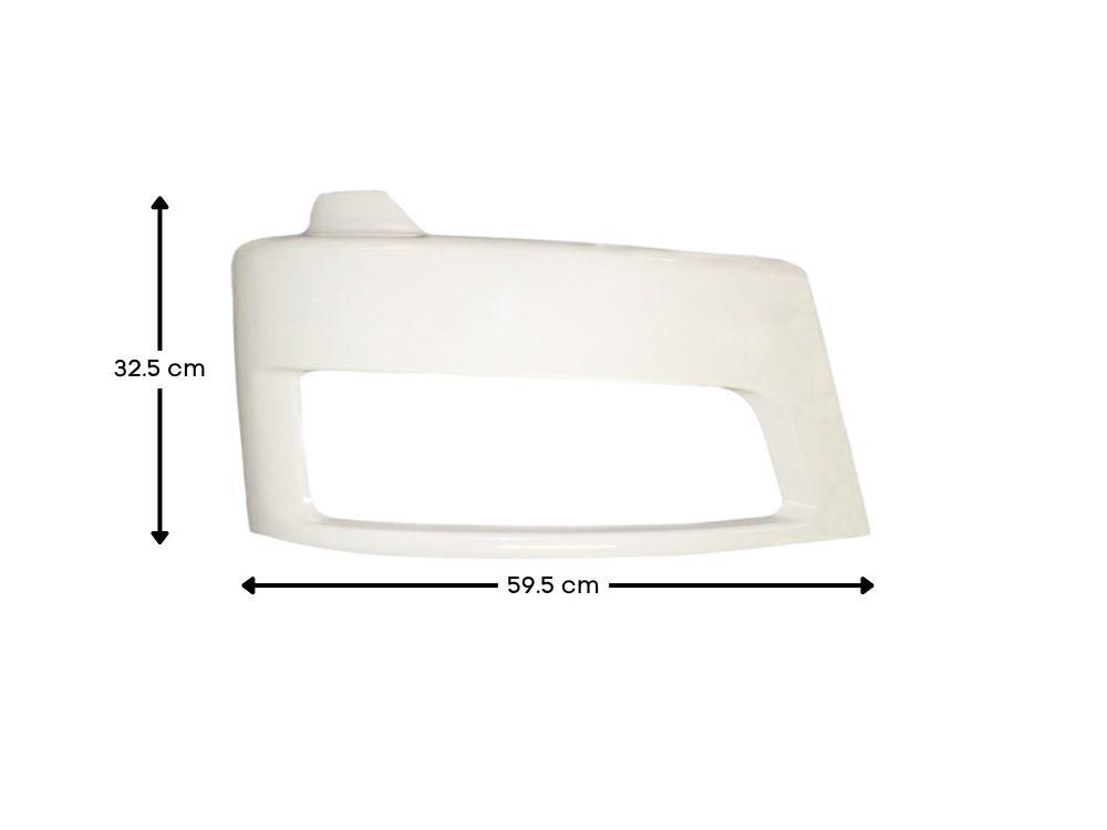Mitsubishi/Fuso Fighter Front Bumper Bar End R/H - With HeadLamp Hole - FM/FN (2008-On) - Image 2