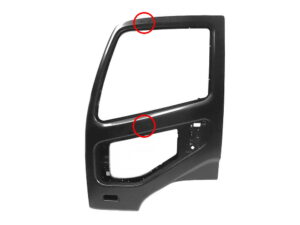 Mitsubishi/Fuso Fighter Door Shell L/H - With Curb Holes & Australian Standard Mirror Arm Holes - FK/FM/FN (2008-On)