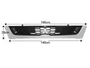Mitsubishi/Fuso Fighter Grille - With grille badge - Wide Cab - FM/FN (2011-On)