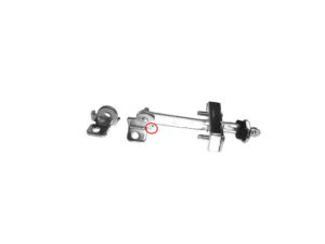 AXOR, European Makes, MD90, MERCEDES- Door Check Strap- RH Right Hand (Drivers Side)– Axor (04-On), MD90-040B-1, 9737201516