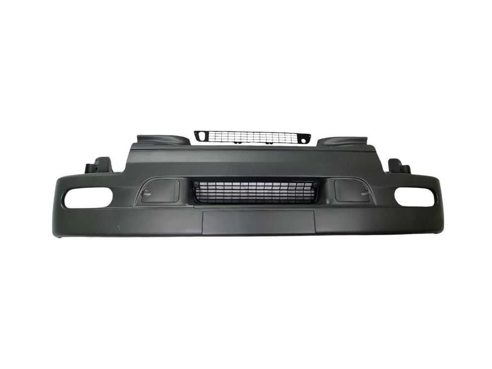 European Makes, MACK QUANTUM, PREMIUM, RENAULT, RN91- Front Bumper Bar – Low Bar – With Fog Lamp Holes – With Mesh/Caps – Premium/ Mack Quantum (99-06), RN91-000-C0, 5010225817 / 5010225843