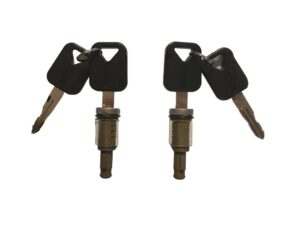 European Makes, FH, FM, VOLVO, VV94- Door Lock Cylinder Kit - RH Right Hand (Drivers Side)=LH Left Hand (Passengers Side) – 2 Locks with 4 Keys – FH/FM (08-13), VV94-040K-0, 3090484