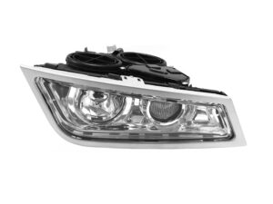 European Makes, FH, FM, VOLVO, VV94- Fog Lamp- RH Right Hand (Drivers Side)– Twin Globe – Silver Rim – FH/FM (08-13), VV94-219-B1, 21297917 / 21123531
